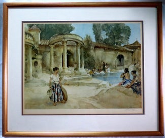 Listing 2 of 7 for SIR WILLIAM RUSSELL FLINT, "AN AWKWARD ENCOUNTER" ARTISTS SIGNED PROOF