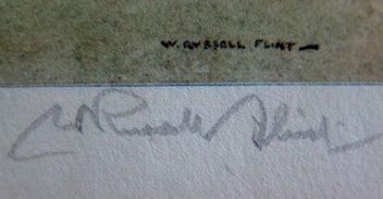 Listing 5 of 7 for SIR WILLIAM RUSSELL FLINT, "AN AWKWARD ENCOUNTER" ARTISTS SIGNED PROOF