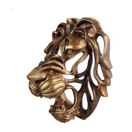 Listing 2 of 10 for Guardian Lion King Statue Wall Hanging Sculpture *Local Buy*
