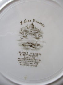 Listing 2 of 2 for Father Thames ALFRED MEAKIN plate