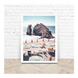 Listing 2 of 3 for Landscape Art Prints White Frame Canvas Wall Art