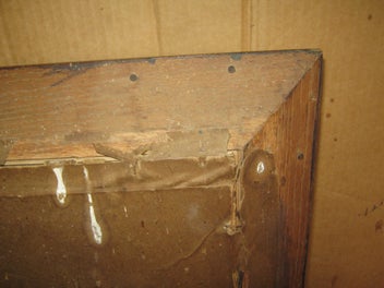 Listing 17 of 20 for 1920 ? Len Scully Dimond & Hart ?? Antique Photo Hand Coloured - Solid Oak Frame