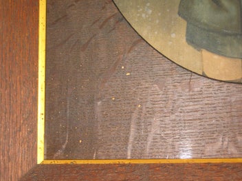 Listing 12 of 20 for 1920 ? Len Scully Dimond & Hart ?? Antique Photo Hand Coloured - Solid Oak Frame