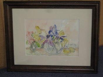 Listing 3 of 12 for Christina Brookes - Flowers In A Vase - Watercolour Still Life Original Painting