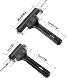 Listing 2 of 4 for 2 Pcs Rubber Brayer Rollers Ink Printing Roller Glue Painting Roller