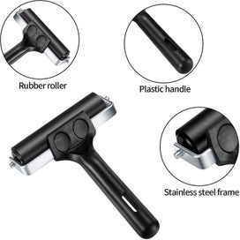 Listing 3 of 4 for 2 Pcs Rubber Brayer Rollers Ink Printing Roller Glue Painting Roller