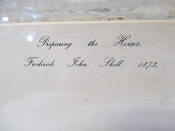 Listing 3 of 4 for HORSE ANTIQUE PAINTING .1873 FJ SKILL (RI,ANWS + NWS)
