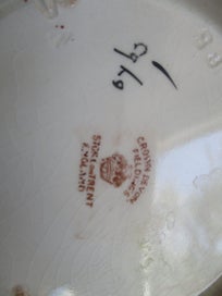 Listing 3 of 7 for CROWN DEVON FIELDING BISCUIT BARREL – 100 years - a Museum Piece for you ?