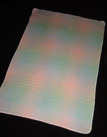 Listing 2 of 2 for Moses basket Wool blanket - pastel multi colour A6212