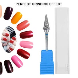 Listing 2 of 4 for Nail Drill Bit, Tungsten Steel Nail Art Manicure Drill Bits Electric Pedicure Ma