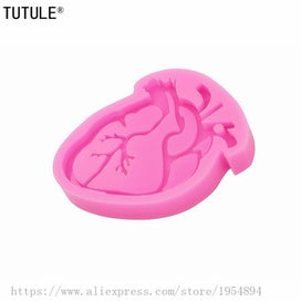 Listing 3 of 6 for 2pcs silicone mold Halloween chocolate mold polymer keychain necklace mold