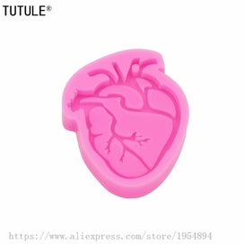 Listing 4 of 6 for 2pcs silicone mold Halloween chocolate mold polymer keychain necklace mold