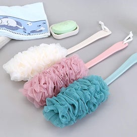Listing 5 of 5 for Back Scrubber For Shower,loofah Long Handle Bath Body Brush,soft Nylon Mesh Spon