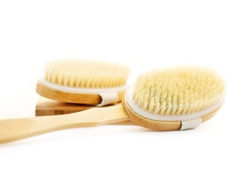 Listing 3 of 5 for Body Brush & Massage Brush - Dry Brush For Massage With Natural Boar Bristles An