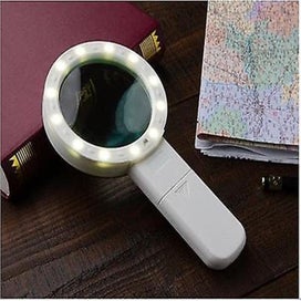 Listing 3 of 5 for Magnifying Glass With Light,handheld Large Magnifying Glass 12 Led Illuminated L