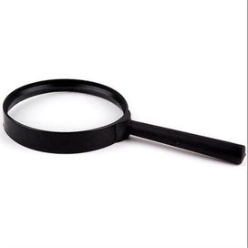 Listing 2 of 5 for Magnifying Glass 5x Magnification Handheld Magnifying Glass 7.5 Cm Black Magnify