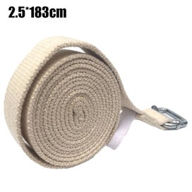 Listing 2 of 5 for Yoga Strap With Durable Buckle | Adjustable Yoga Belt For Daily Stretching, Yoga