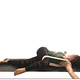 Listing 3 of 5 for Yoga Strap With Durable Buckle | Adjustable Yoga Belt For Daily Stretching, Yoga