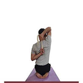 Listing 4 of 5 for Yoga Strap With Durable Buckle | Adjustable Yoga Belt For Daily Stretching, Yoga