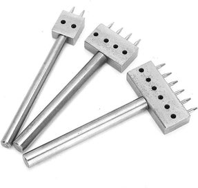 Listing 2 of 5 for Three-piece Punching Tool Diy Stainless Steel Flat Chisel Leather Chisel Diy Lea