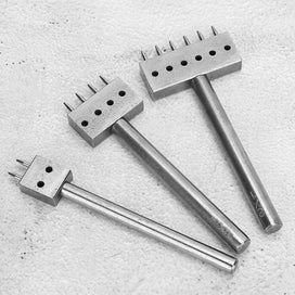 Listing 5 of 5 for Three-piece Punching Tool Diy Stainless Steel Flat Chisel Leather Chisel Diy Lea