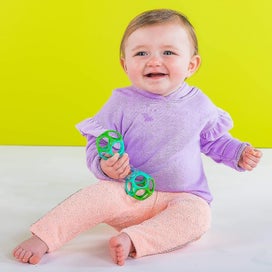 Listing 3 of 3 for Bright Starts Oball - Ball and Rattle Toy for On-the-Go Play