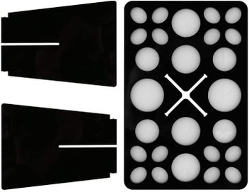 Listing 3 of 5 for Acrylic Brush Organizer - Brush Dryer Holder - Makeup Brushes Drying Rack - Cosm