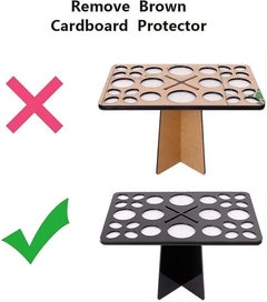 Listing 4 of 5 for Acrylic Brush Organizer - Brush Dryer Holder - Makeup Brushes Drying Rack - Cosm