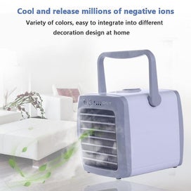 Listing 2 of 4 for Portable USB Air Cooler and Humidifier - Mini Table Fan for Small Spaces