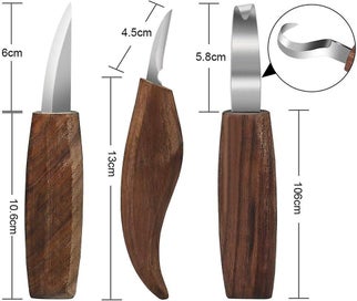 Listing 2 of 5 for Wood Carving Tool Set For Beginners And Professionals With Cut Protection Glove