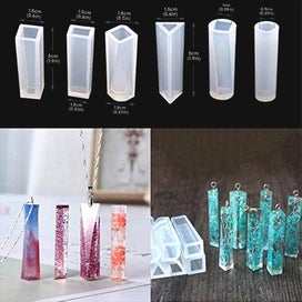 Listing 4 of 5 for Resin Molds, 159 Pcs Silicone Resin Casting Molds And Tools Kit For Diy Jewelry
