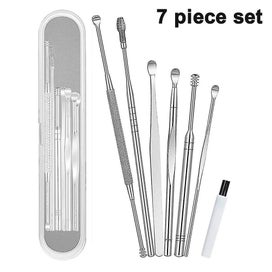 Listing 2 of 5 for Ear Pick Earwax Removal Kit - 7 Pcs Ear Cleansing Tool Set with Cleaning Brush a