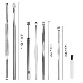 Listing 5 of 5 for Ear Pick Earwax Removal Kit - 7 Pcs Ear Cleansing Tool Set with Cleaning Brush a