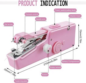 Listing 3 of 5 for Portable Sewing Machine, Home Mini Portable Sewing Machine Portable Electric Sew