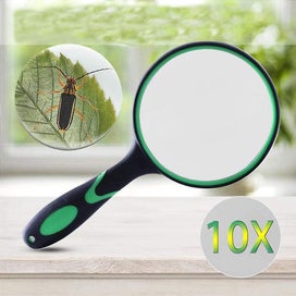 Listing 5 of 5 for 2 Pack 10x75mm Toddler Magnifying Glass with Handle - For Reading, Working Close