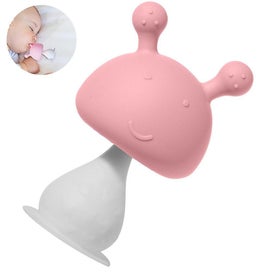 Listing 2 of 4 for Teether for Babies - Silicone Teether Rattling Soft Soothing Toy - Cute Little D