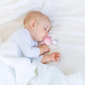 Listing 4 of 4 for Teether for Babies - Silicone Teether Rattling Soft Soothing Toy - Cute Little D