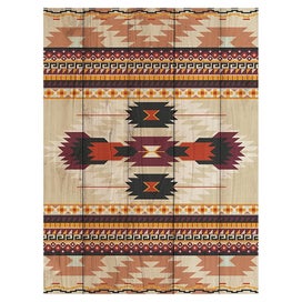 Listing 2 of 2 for Rembrandt Wood Panel Art - Tribal Weave Iv (ZP1039)