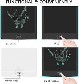 Listing 3 of 4 for Lcd Writing Tablet, 12 Inch Colorful Writing Board, Electronic Doodle Pads Drawi