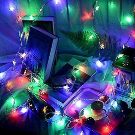Listing 1 of 5 for Wedding Fairy Lights - Festoon LED String Lights Star Garland Window Curtain Ind