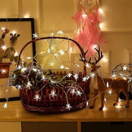 Listing 2 of 5 for Wedding Fairy Lights - Festoon LED String Lights Star Garland Window Curtain Ind