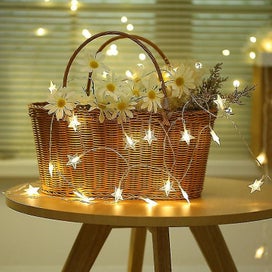 Listing 3 of 5 for Wedding Fairy Lights - Festoon LED String Lights Star Garland Window Curtain Ind