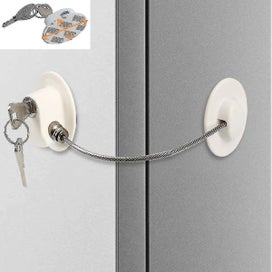 Listing 4 of 5 for Child-safe For Refrigerator,safety Limiter Lock,fridge Lock(1 Pcs, White) [free