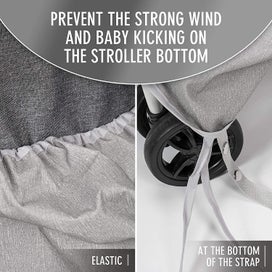 Listing 3 of 3 for Stroller Rain Cover & Mosquito Net,weather Shield Accessories - Protect From Rai