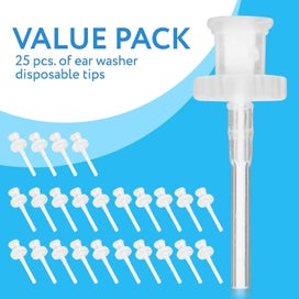 Listing 4 of 5 for 25-pack Of Ear Washer Disposable Tips/replacement Ear Wash Tubes - Compatible Wi