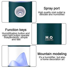 Listing 3 of 5 for Small Cool Mist Humidifier, Usb Personal Desktop Humidifier For Bedroom Travel