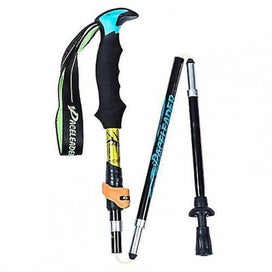 WalkingFoldableTrekkingPole-AntiShockUltraLight5SectionsAlpinismPole