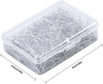 Listing 3 of 5 for 100g Sewing Needles, Head Needles, Fine Satin Head Needles, Shank Studs, Needles