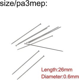 Listing 4 of 5 for 100g Sewing Needles, Head Needles, Fine Satin Head Needles, Shank Studs, Needles