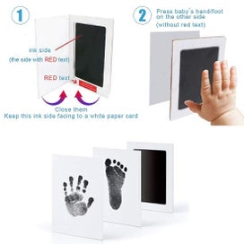 Listing 2 of 5 for Baby Handprint And Footprint, Baby Imprint Kit For Newborn 0-6 Months, Baby Foot